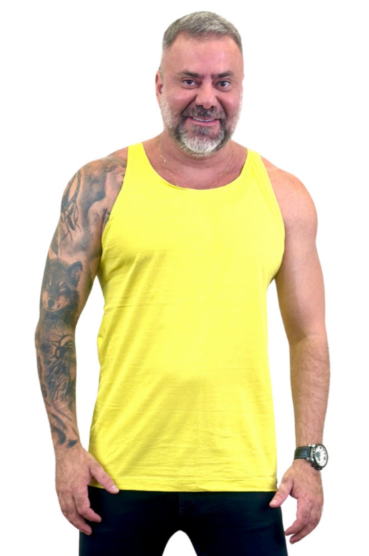 Regata Básica Slim Amarela