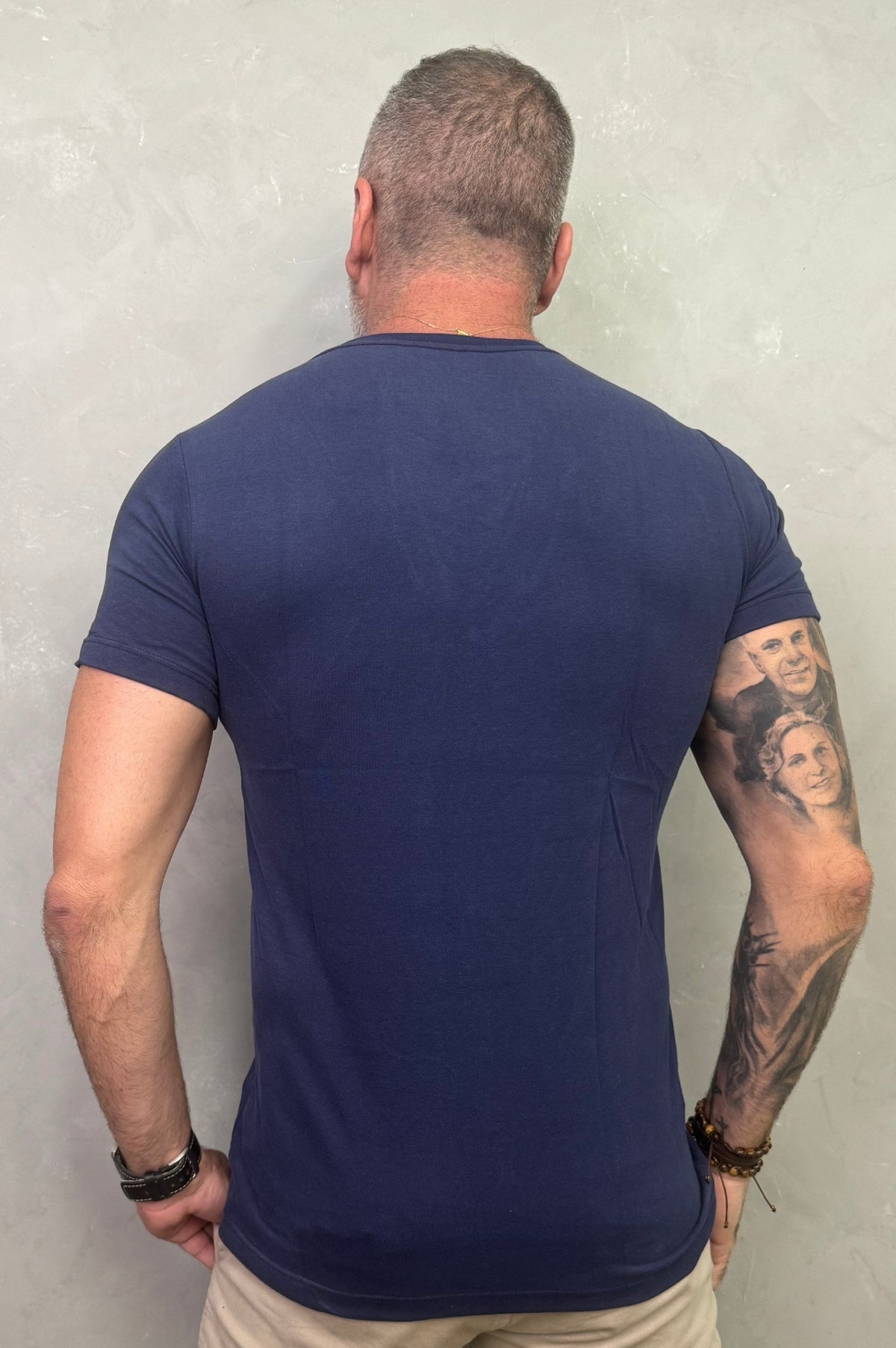 Camiseta Levinha Slim Marinho