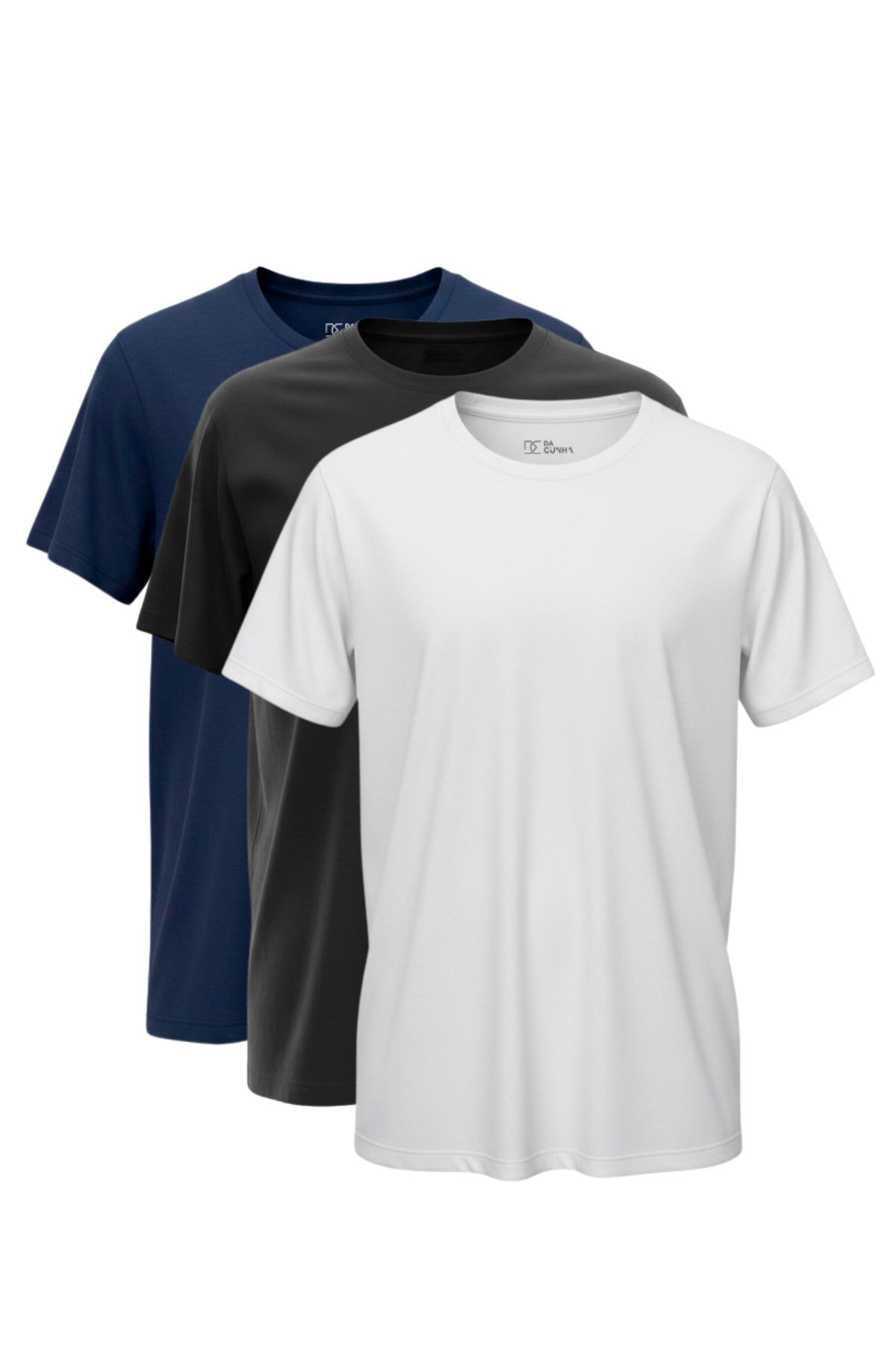 Kit 3 Camisetas Levinha 3 Cores