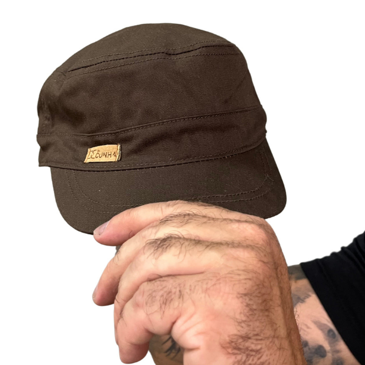 Boné Da Cunha Marrom