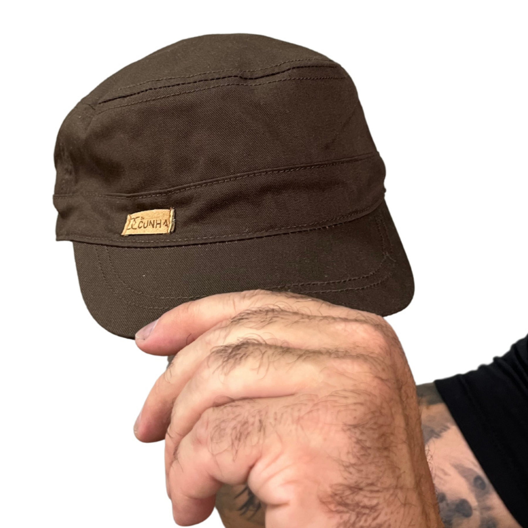 Boné Da Cunha Marrom