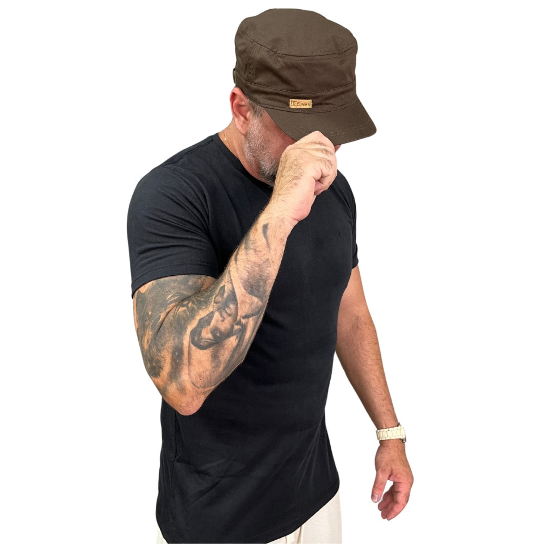 Boné Da Cunha Marrom