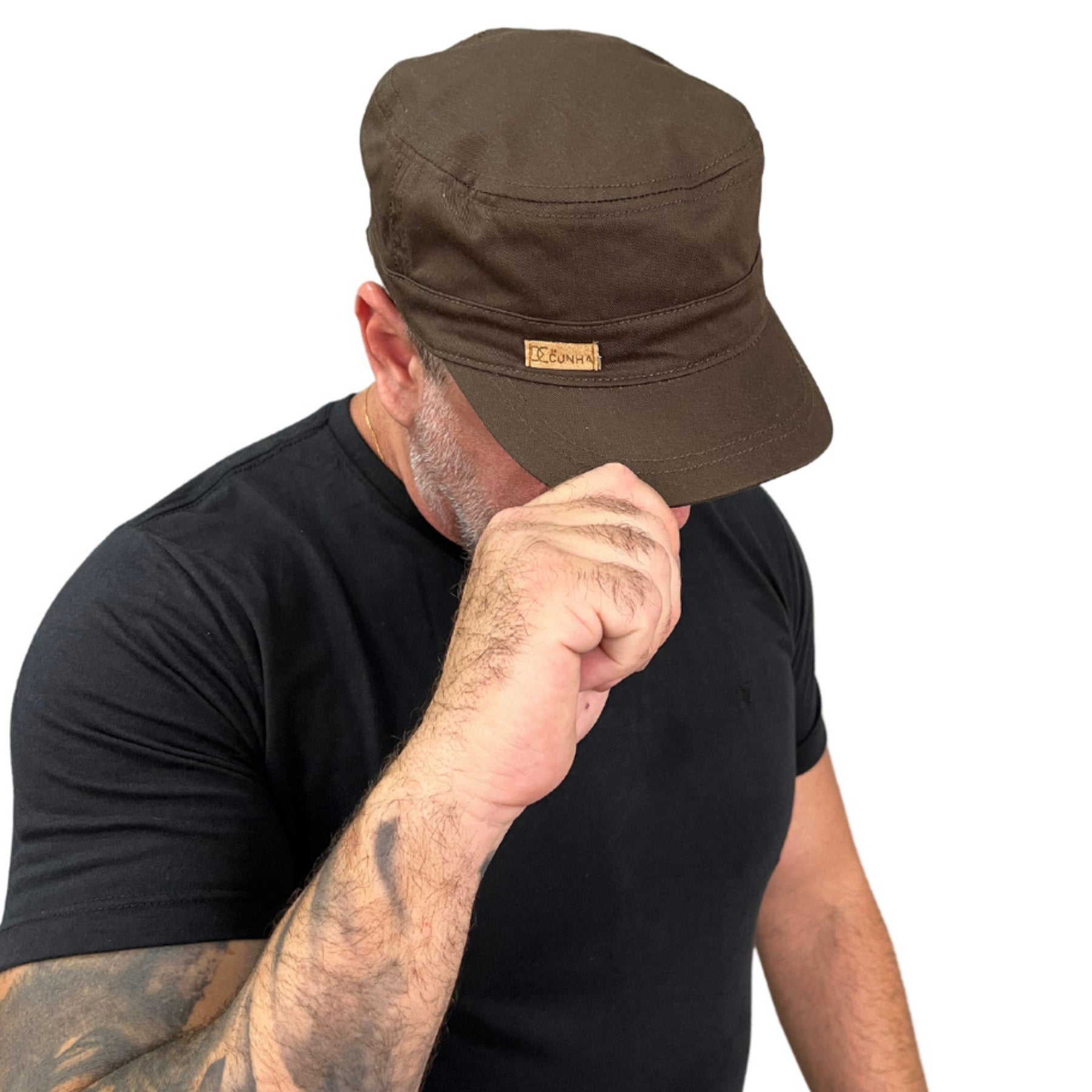 Boné Da Cunha Marrom