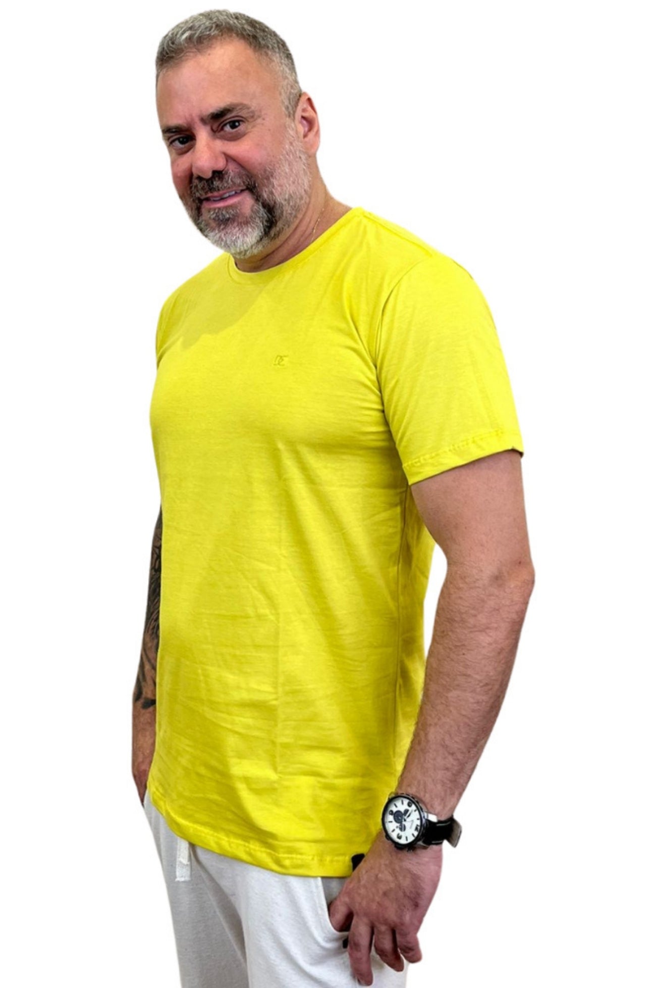 Camiseta Peletizada Slim Amarela I