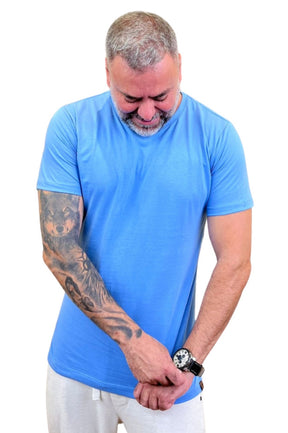 Camiseta Peletizada Slim Azul I