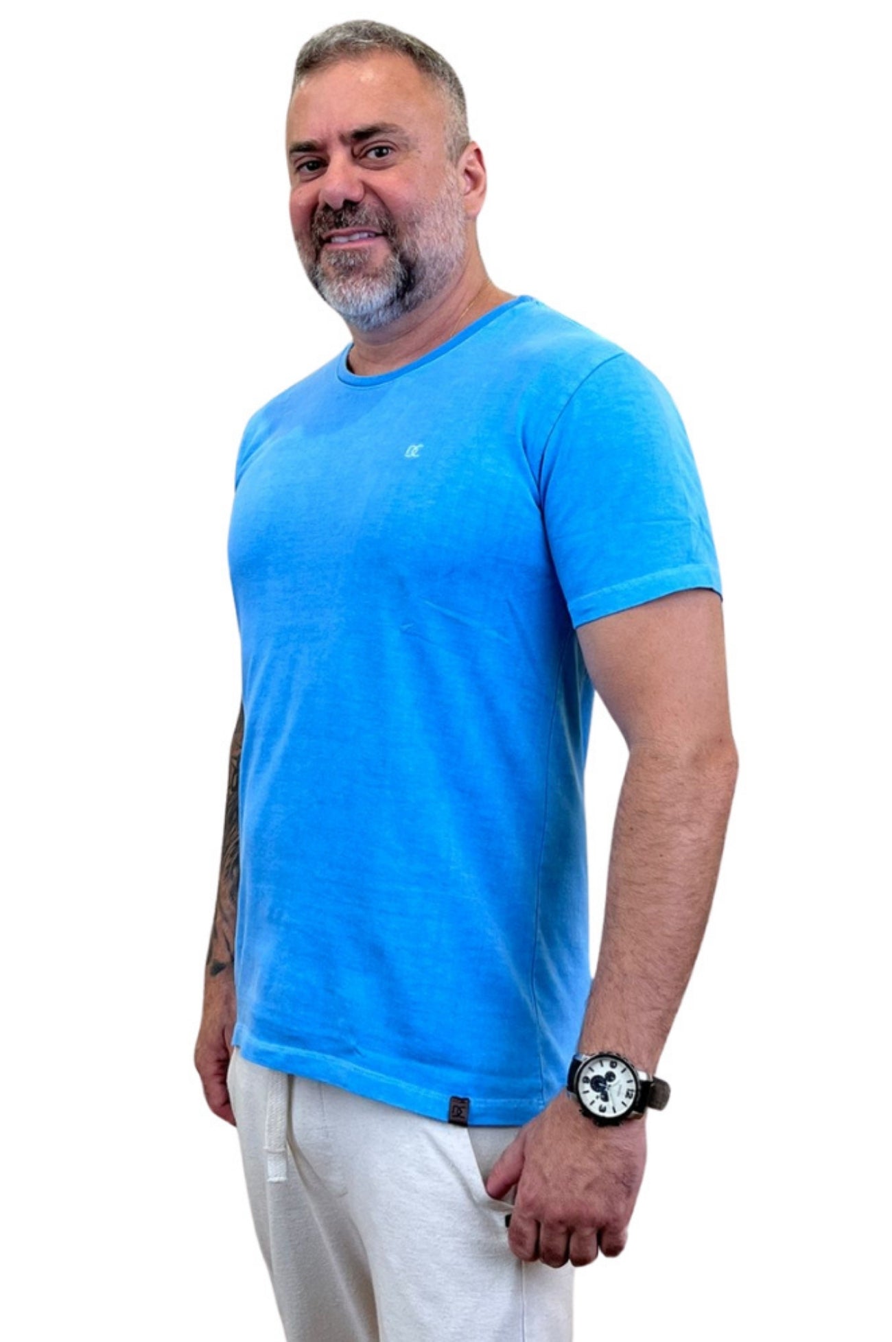 Camiseta Peletizada Slim Azul I