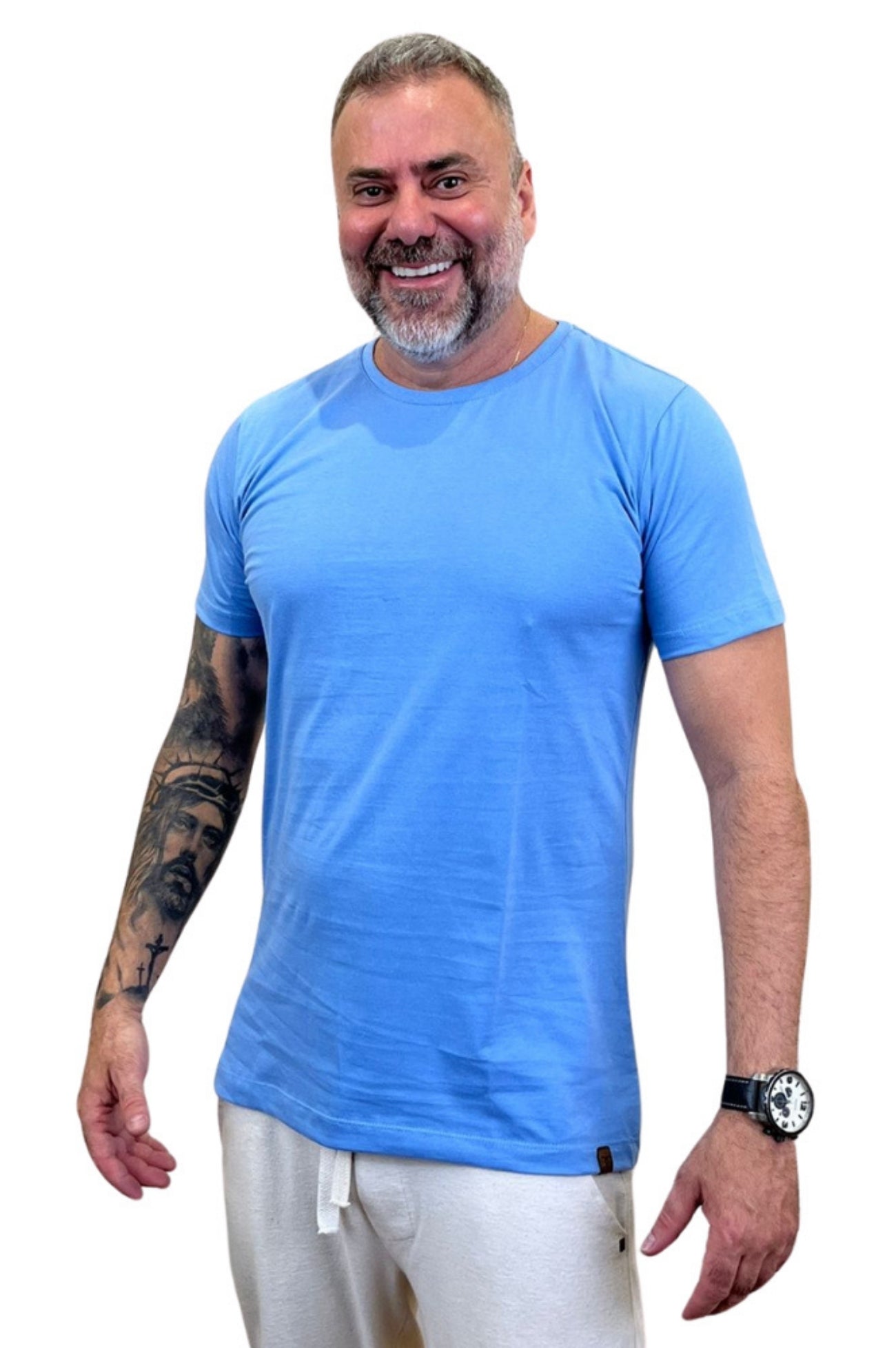 Camiseta Levinha Slim Azul I