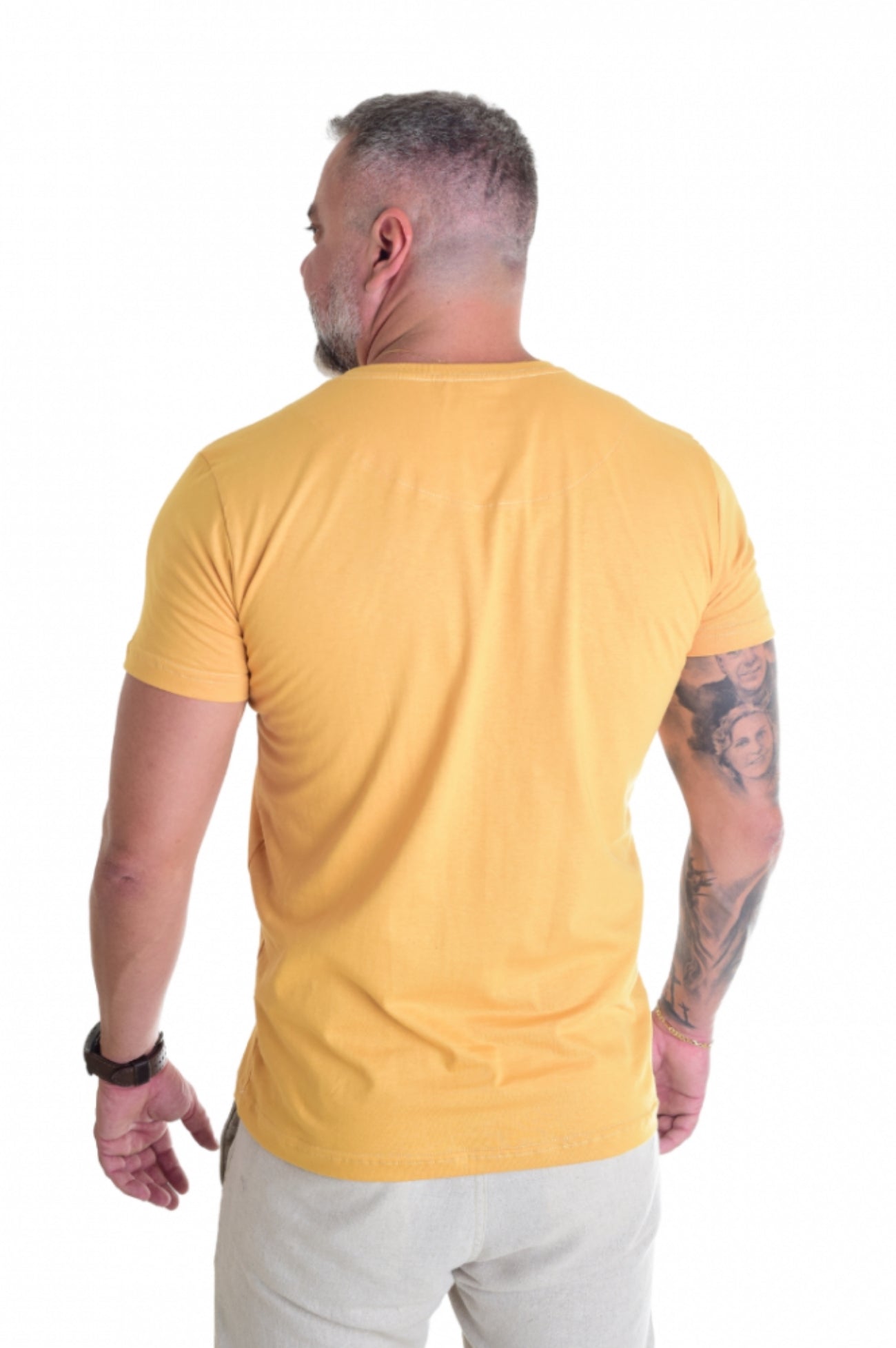 Camiseta Básica Gola Redonda Slim Pastel