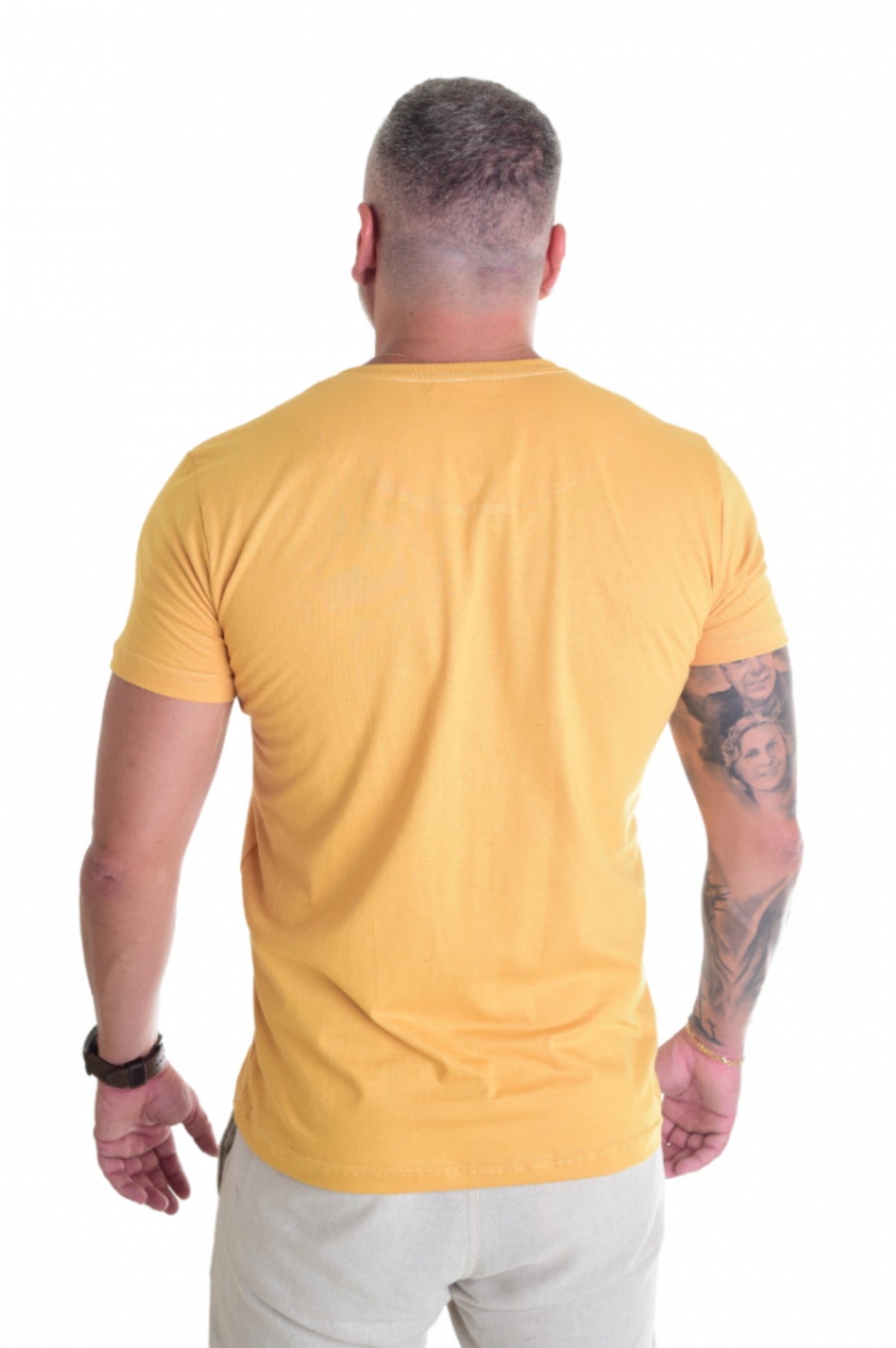 Camiseta Básica Gola Redonda Slim Pastel