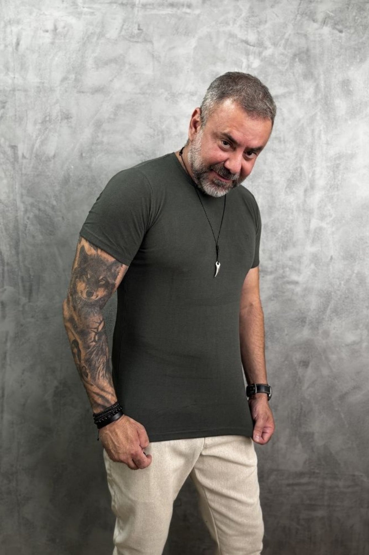 Camisa Machão levinha Verde Musgo