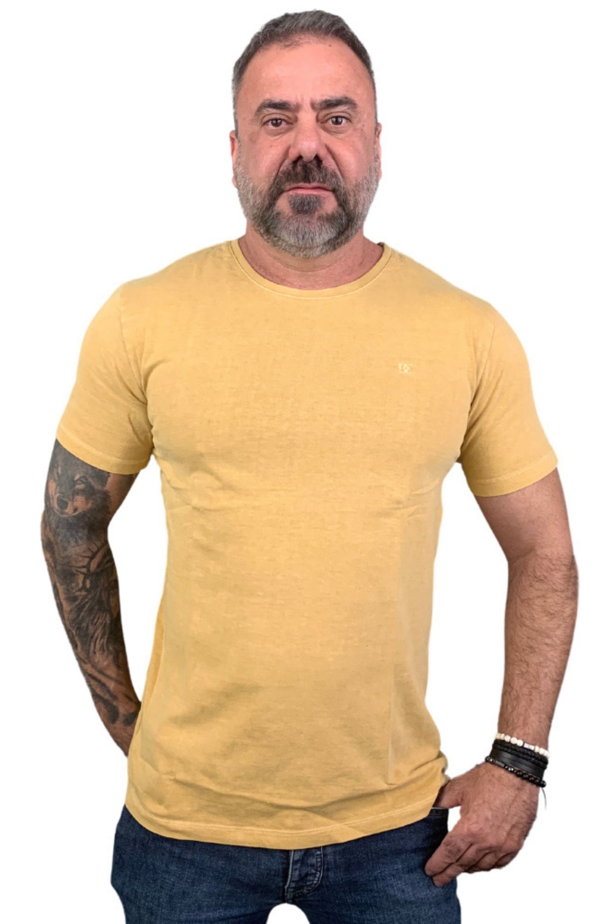 Camiseta Malhão Fio 26 Amarela