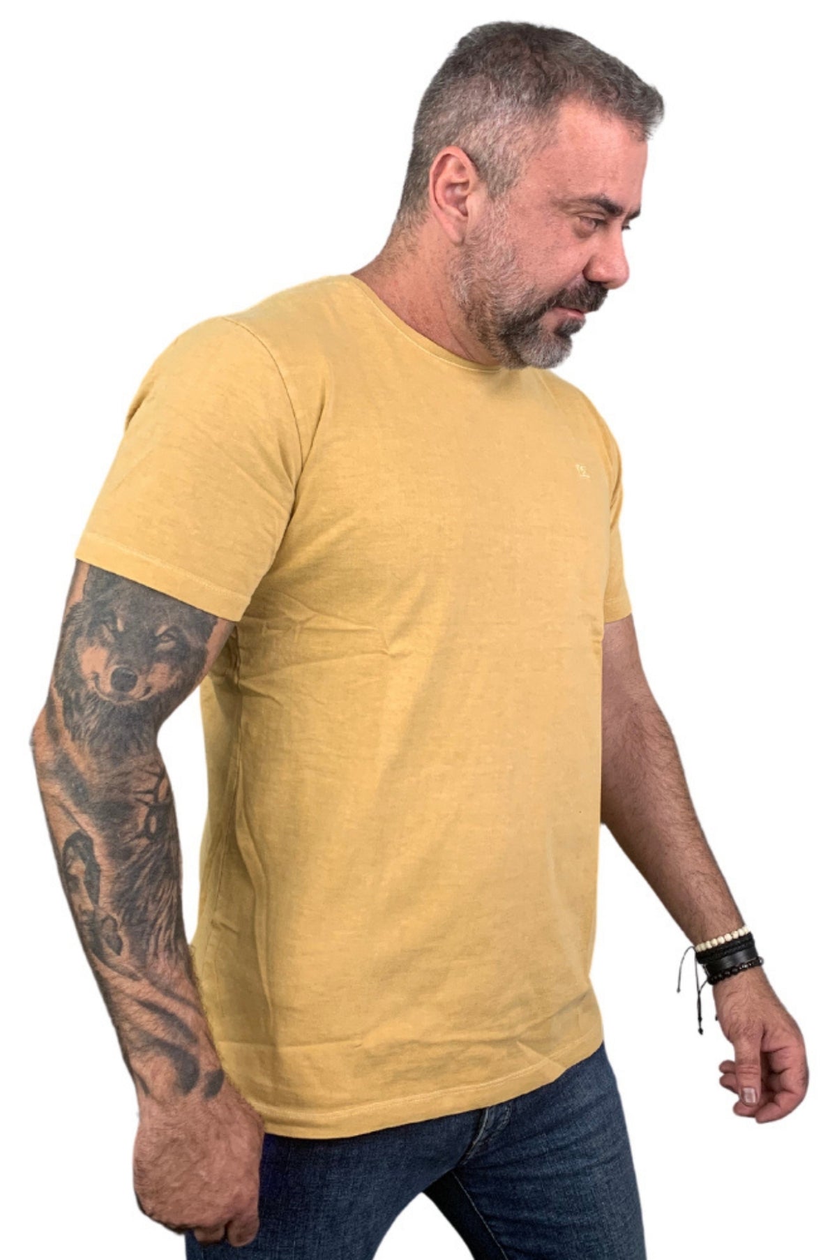 Camiseta Malhão Fio 26 Amarela
