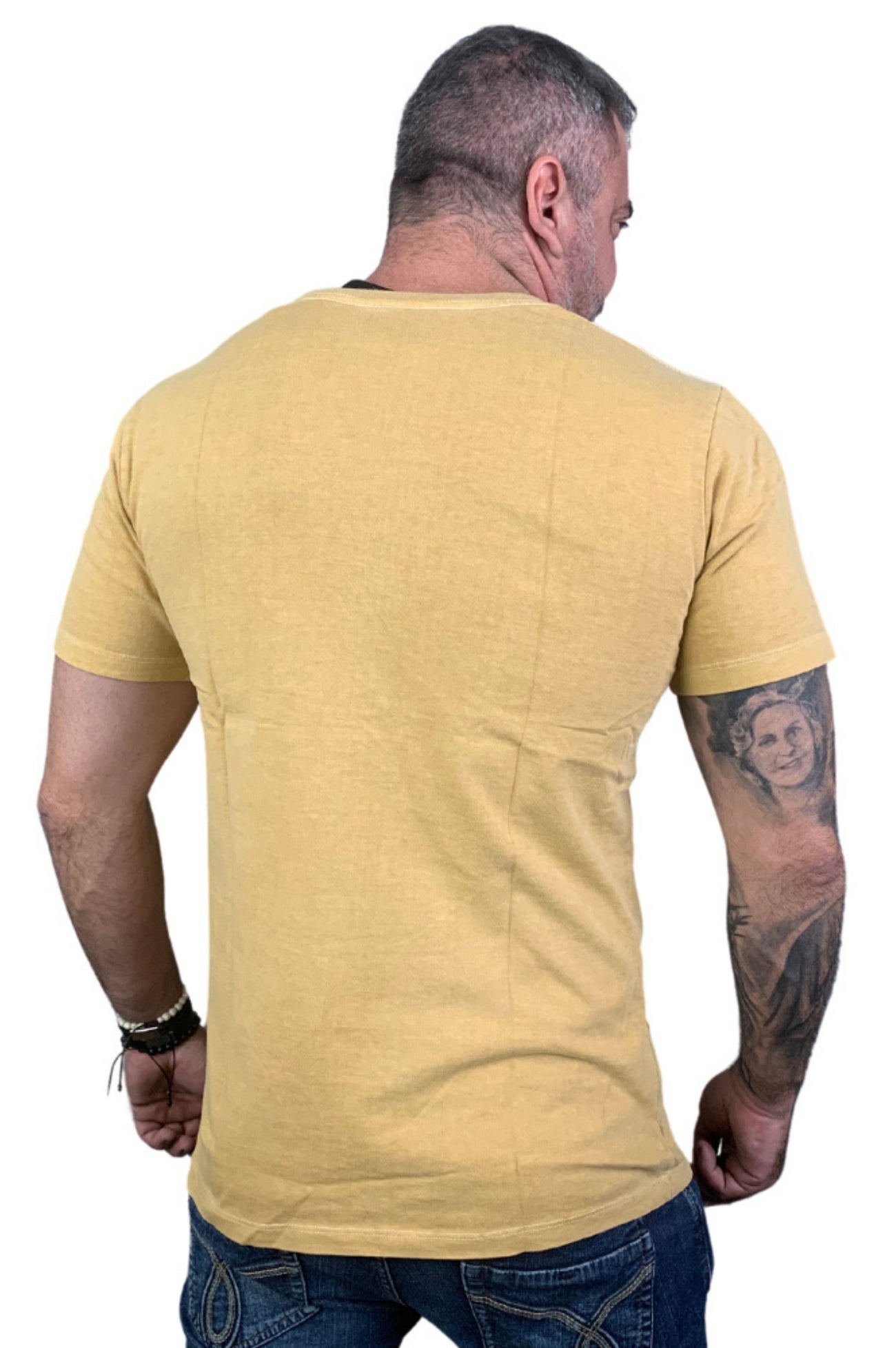 Camiseta Malhão Fio 26 Amarela