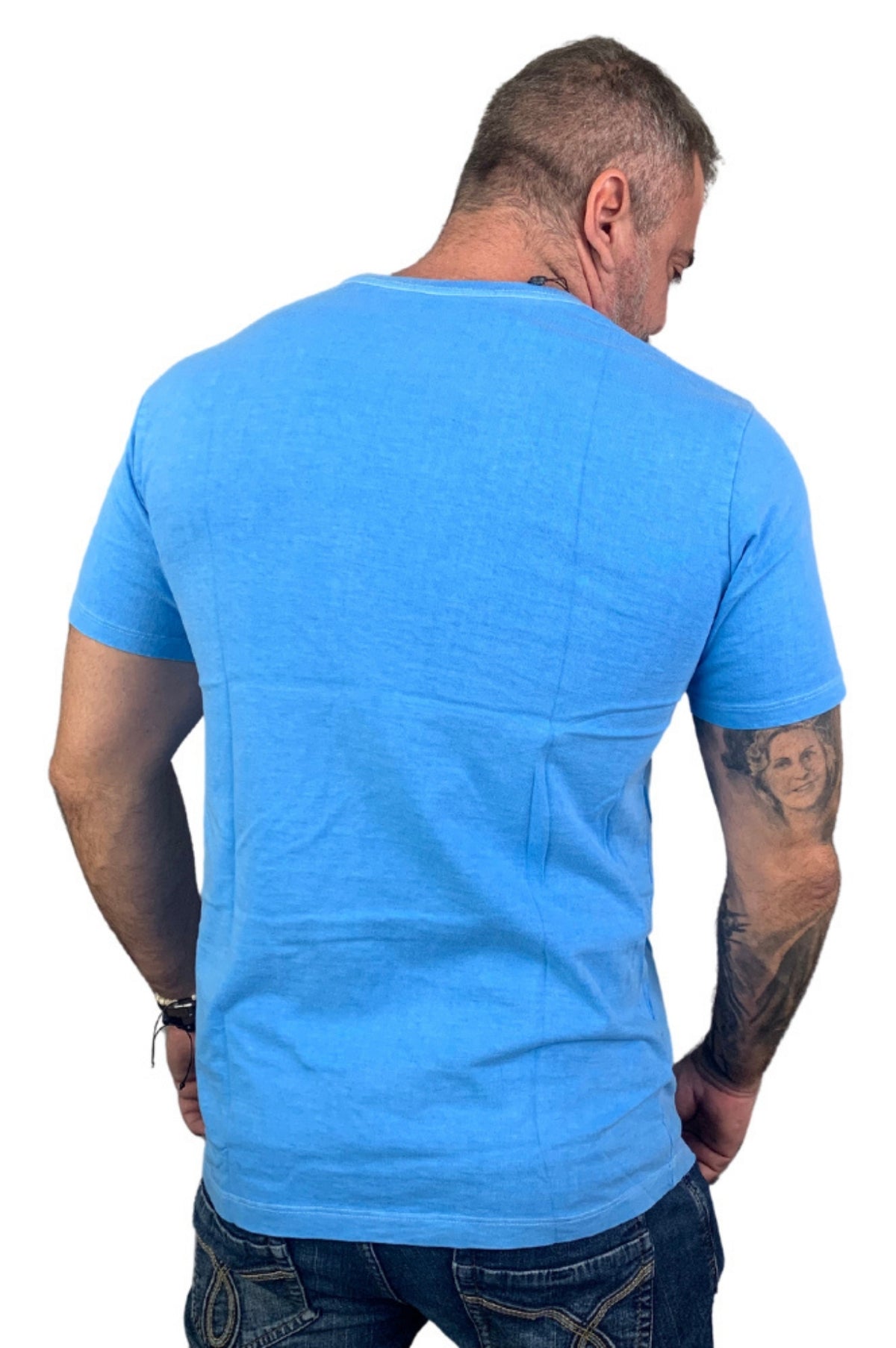 Camiseta Malhão Fio 26 Azul