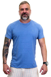Camiseta Peletizada Slim Azul