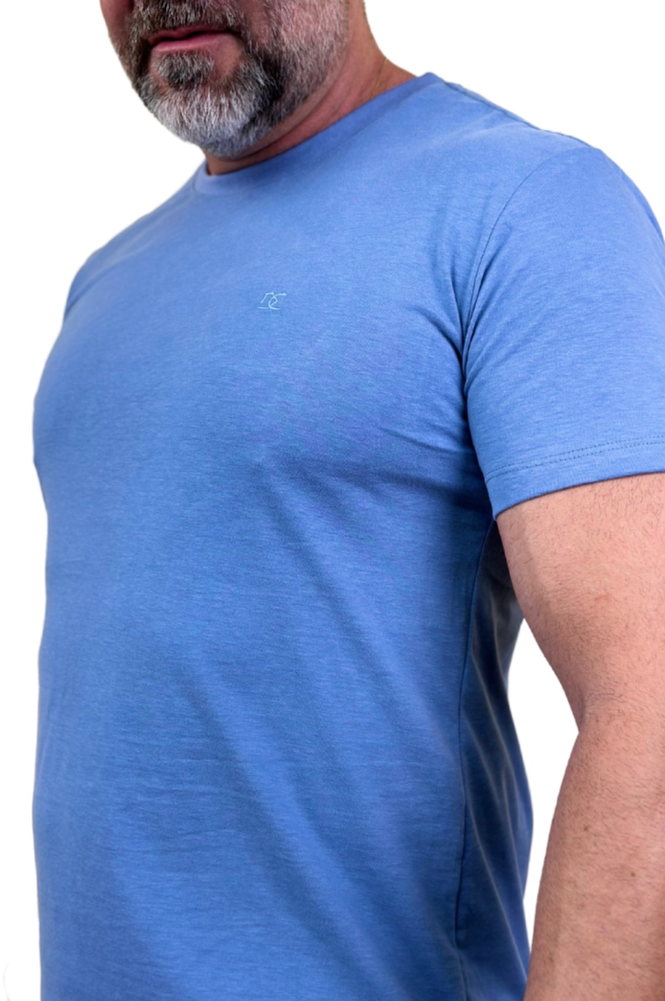 Camiseta Peletizada Slim Azul