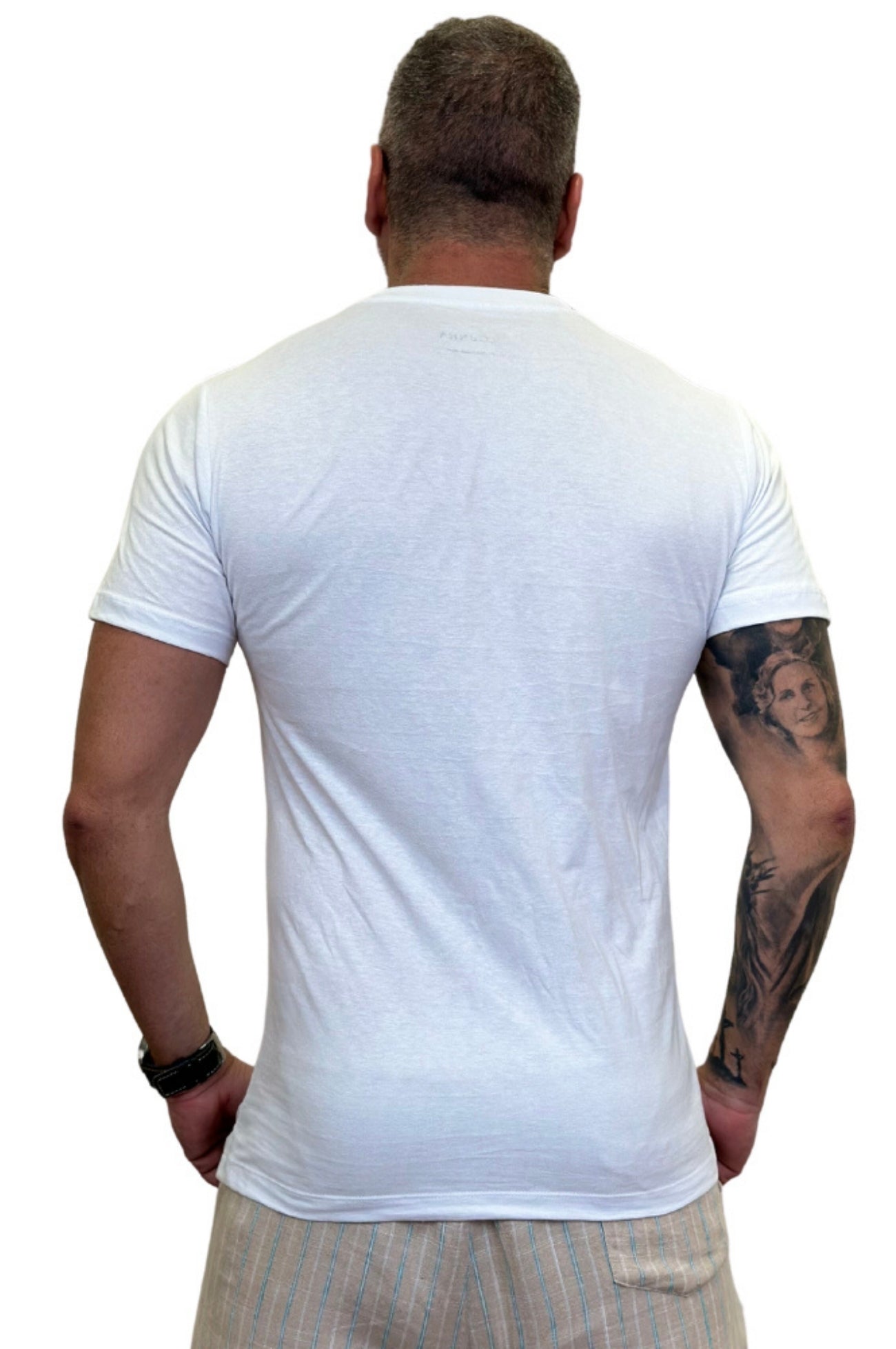 Camiseta Peletizada Slim  Branca White