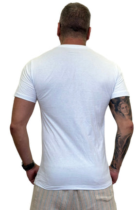 Camiseta Peletizada Slim  Branca White