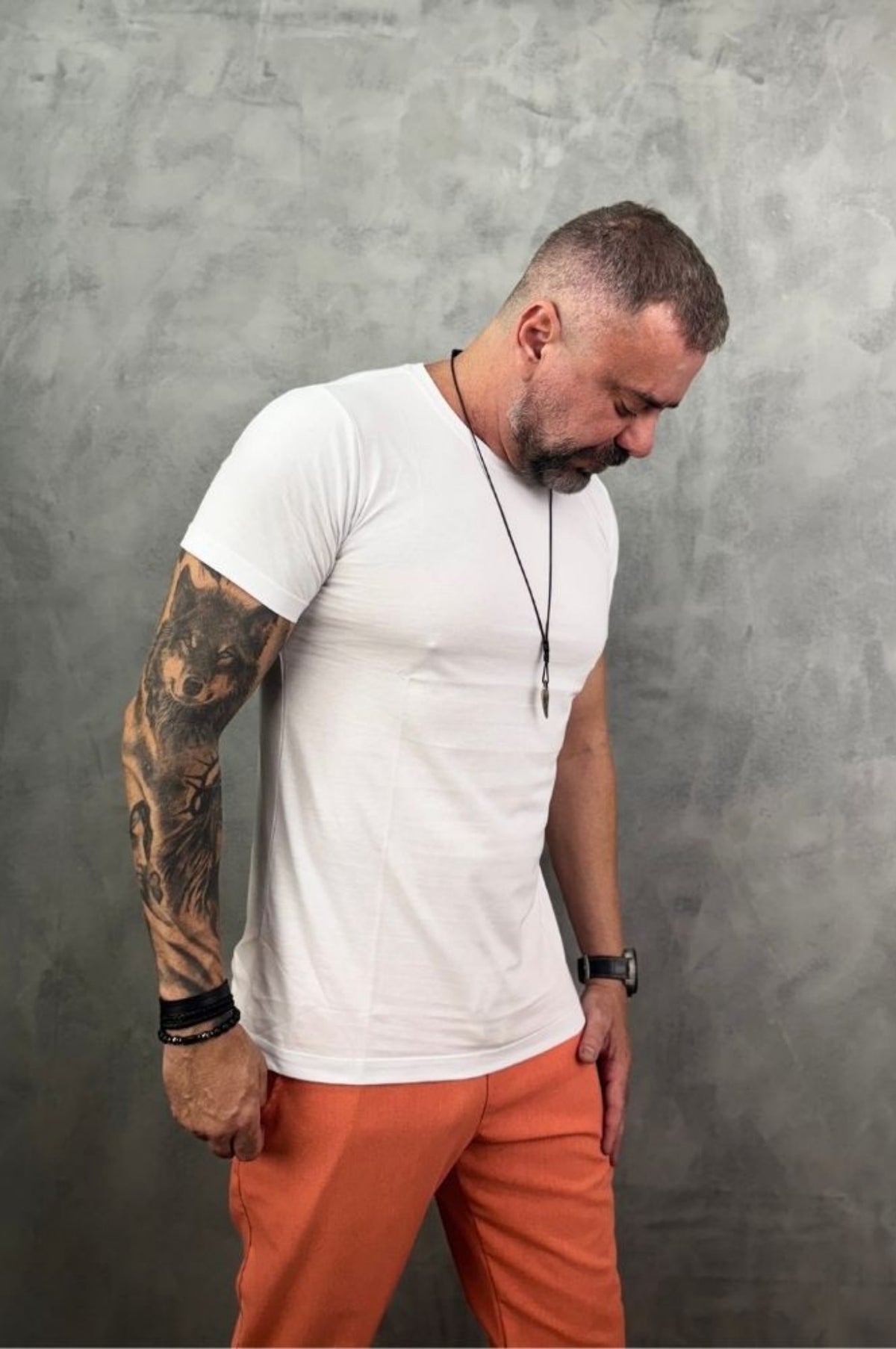 Camiseta Peletizada Slim Branca