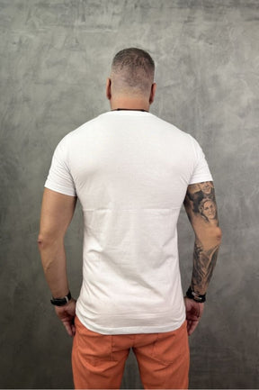 Camiseta Peletizada Slim Branca