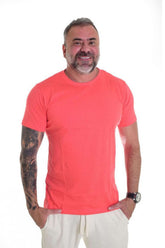 Camiseta Peletizada Slim coral