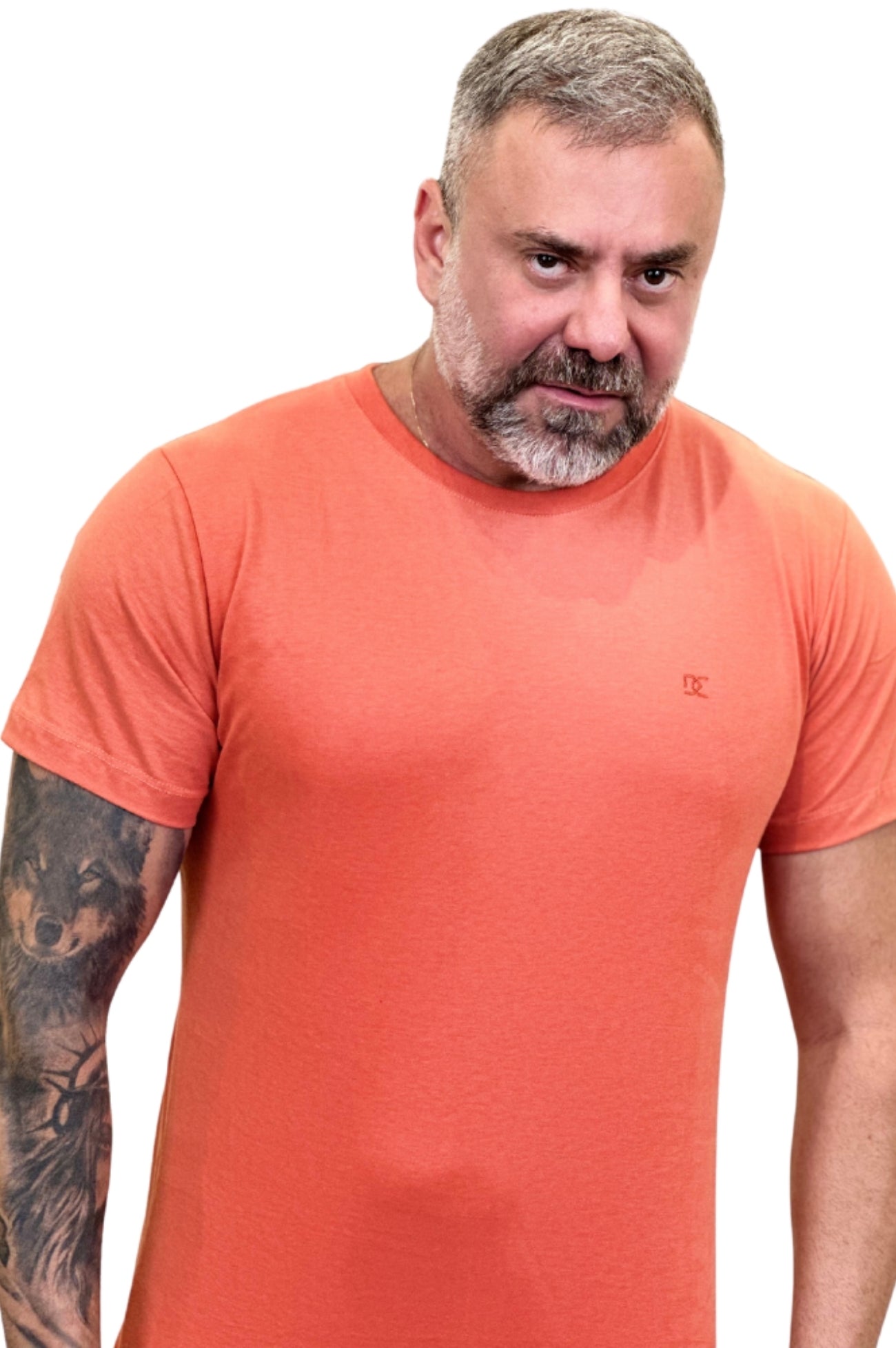 Camiseta Peletizada Slim Laranja 2