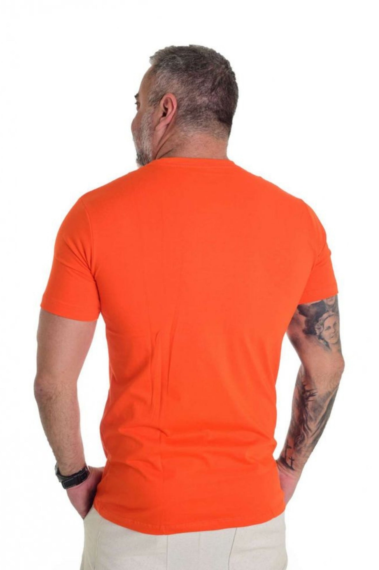 Camiseta Peletizada Slim Laranja