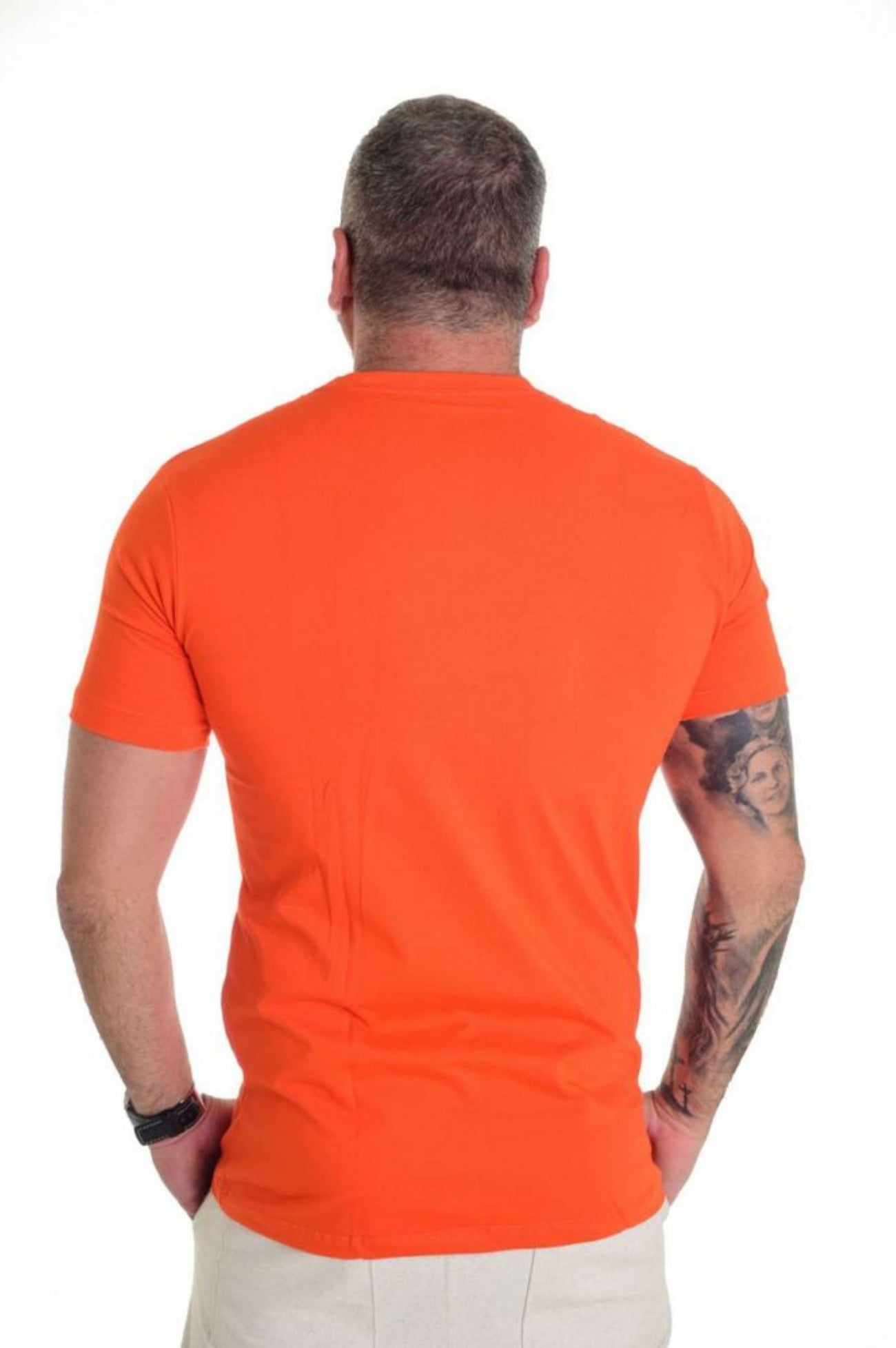 Camiseta Peletizada Slim Laranja