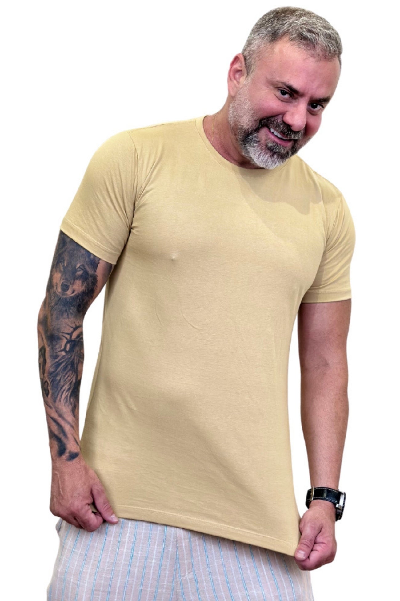 Camiseta Peletizada Slim Pastel 1