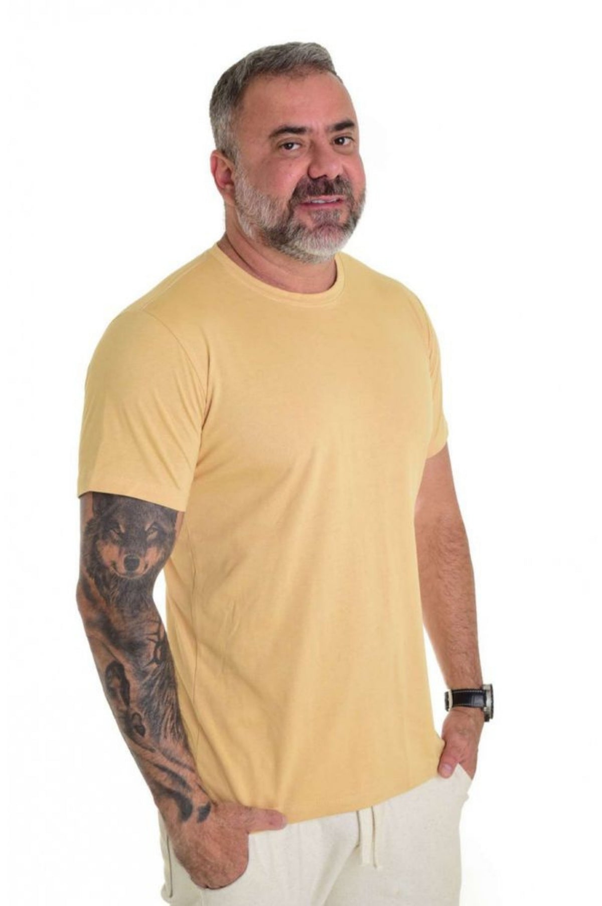 Camiseta Peletizada Slim Pastel