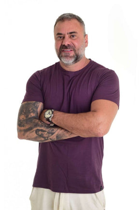 Camiseta Peletizada Slim Roxa