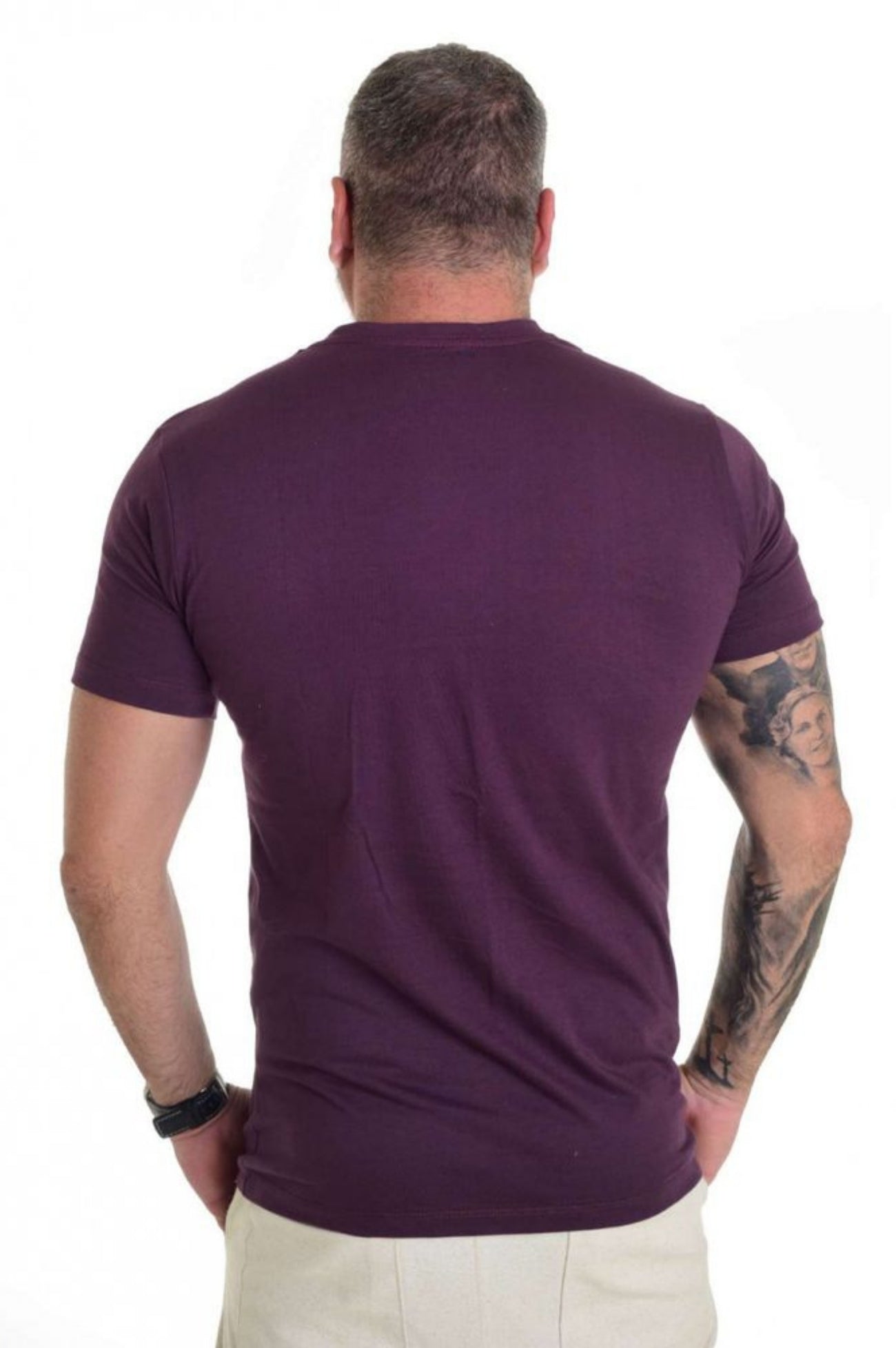 Camiseta Peletizada Slim Roxa