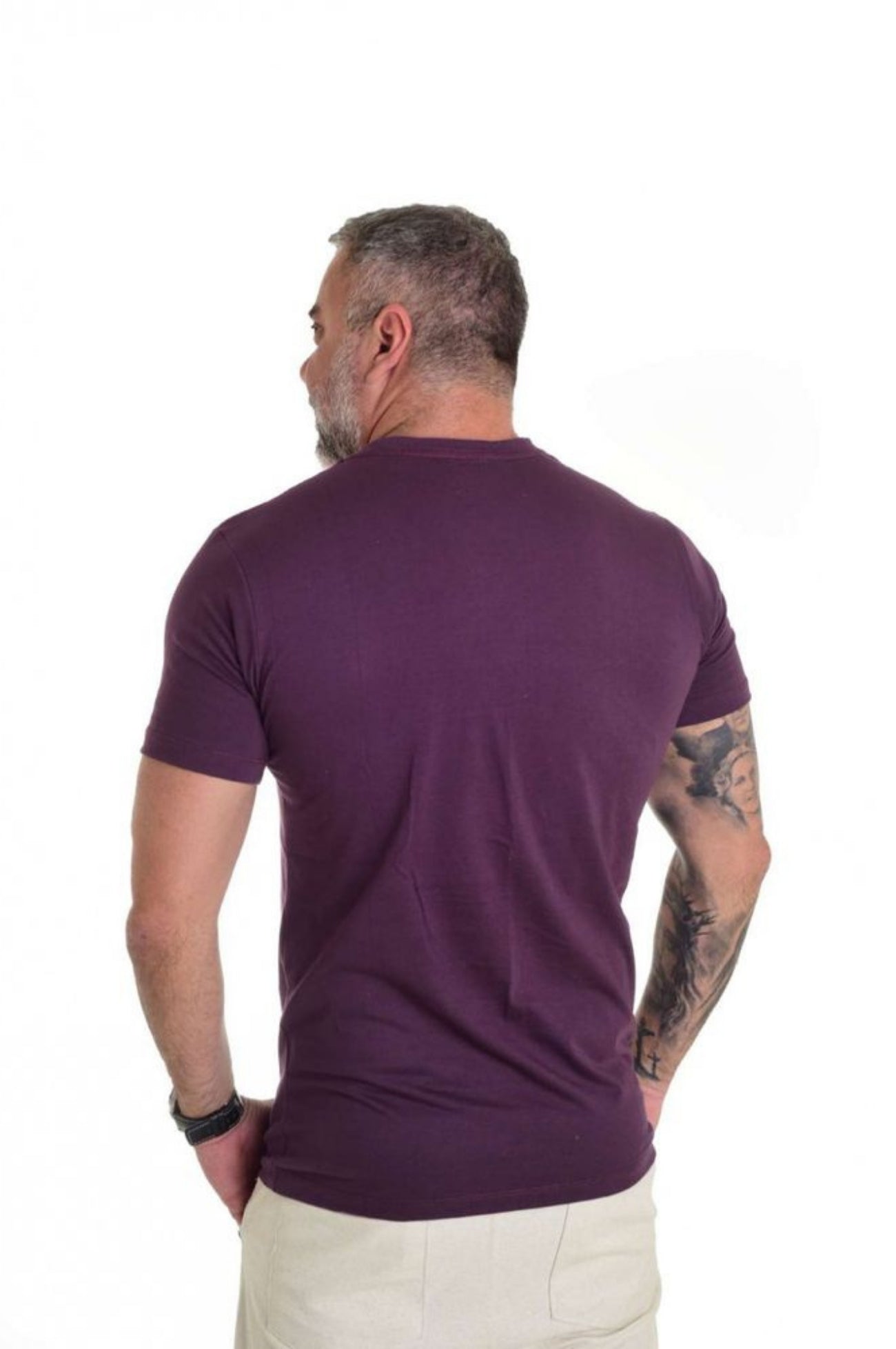 Camiseta Peletizada Slim Roxa