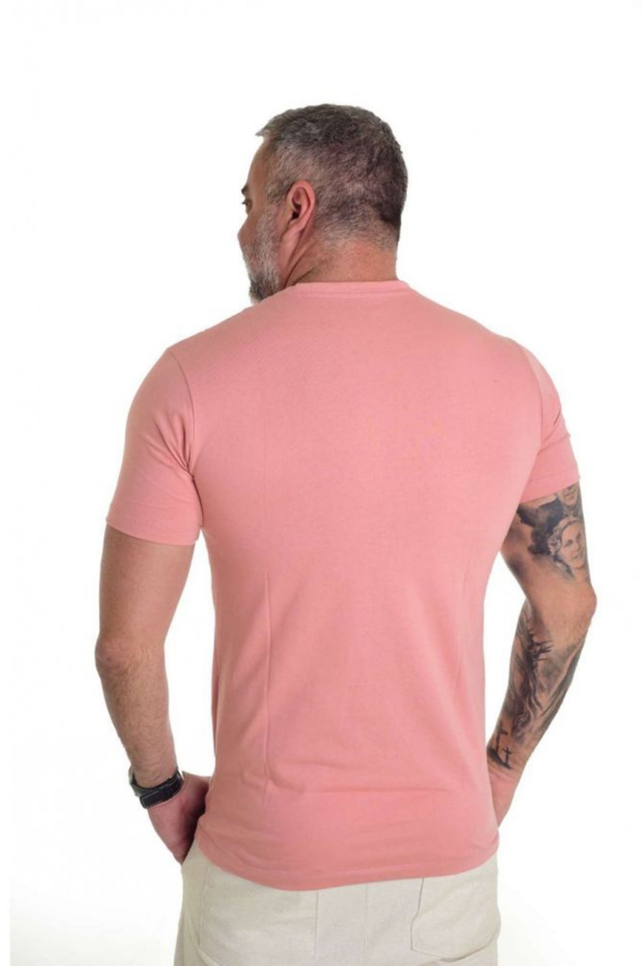 Camiseta Peletizada Slim Salmão 1