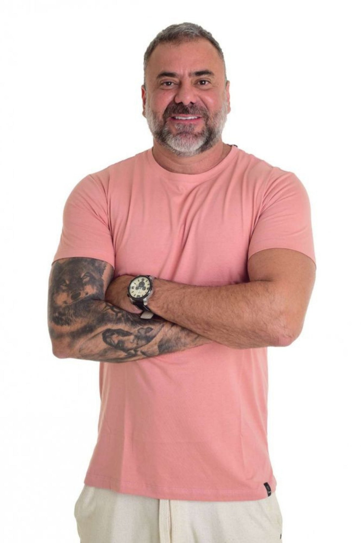 Camiseta Peletizada Slim Salmão 1