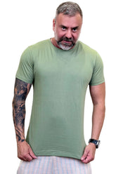 Camiseta Peletizada Slim Verde Militar