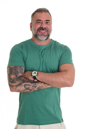 Camiseta Peletizada Slim Verde