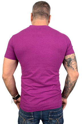 Camiseta Peletizada Slim  Vinho