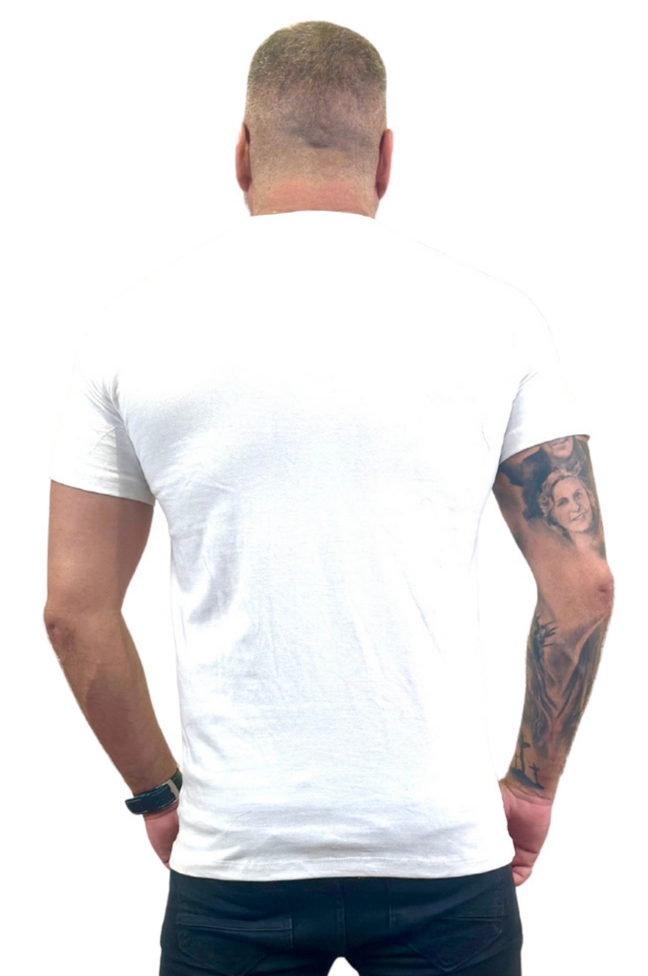 Camisa Slim Manga Curta Branca