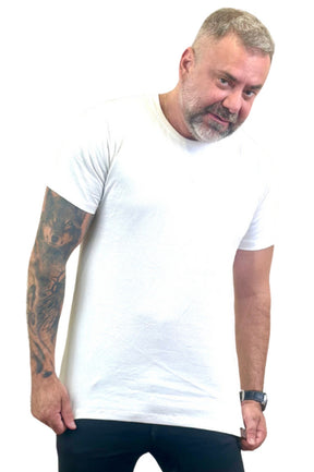 Camiseta Manga Curta Slim Branca