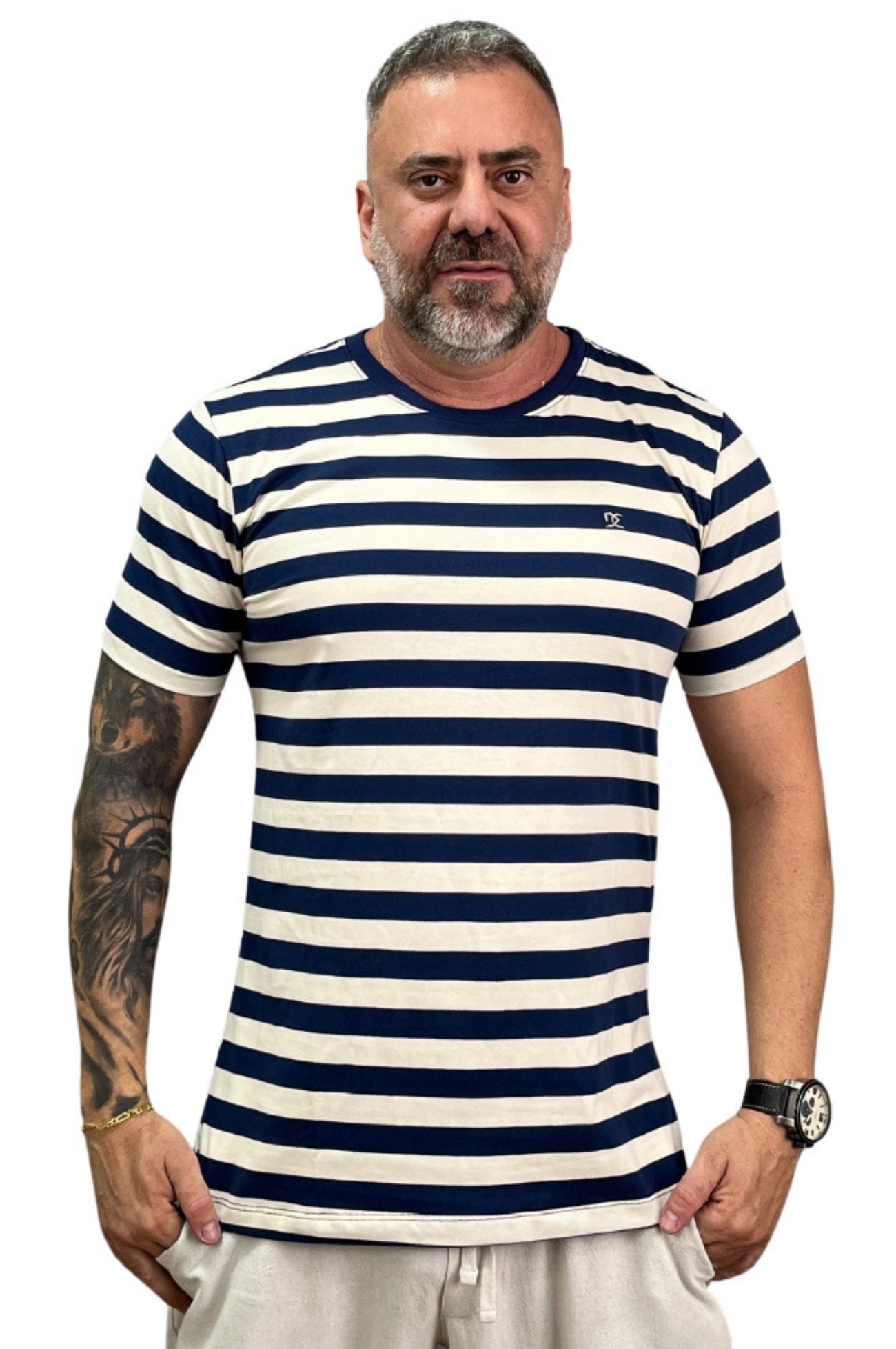 Camisa Slim Manga Curta Listrada 2