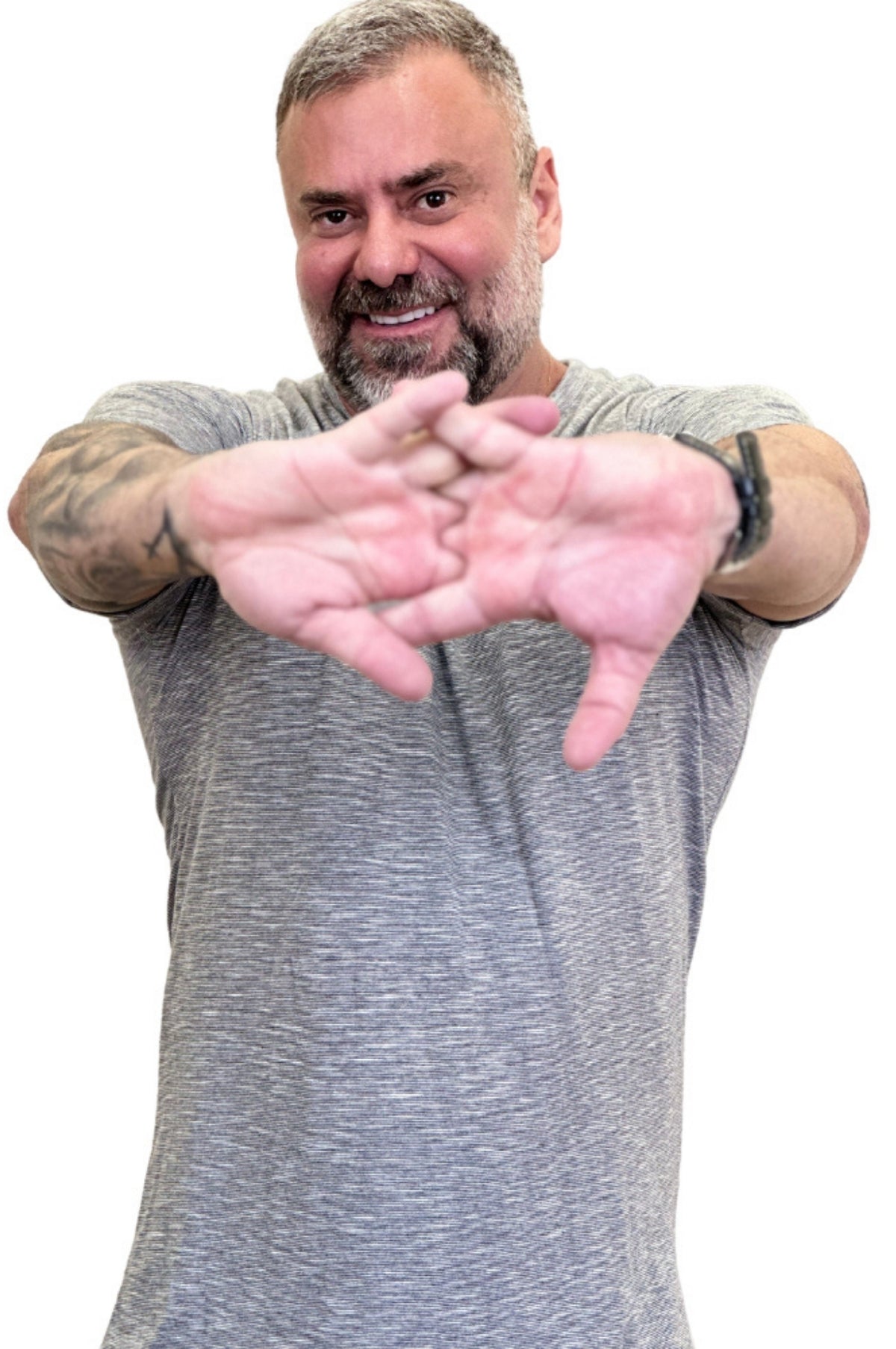 Camiseta Manga Curta Slim Mescla