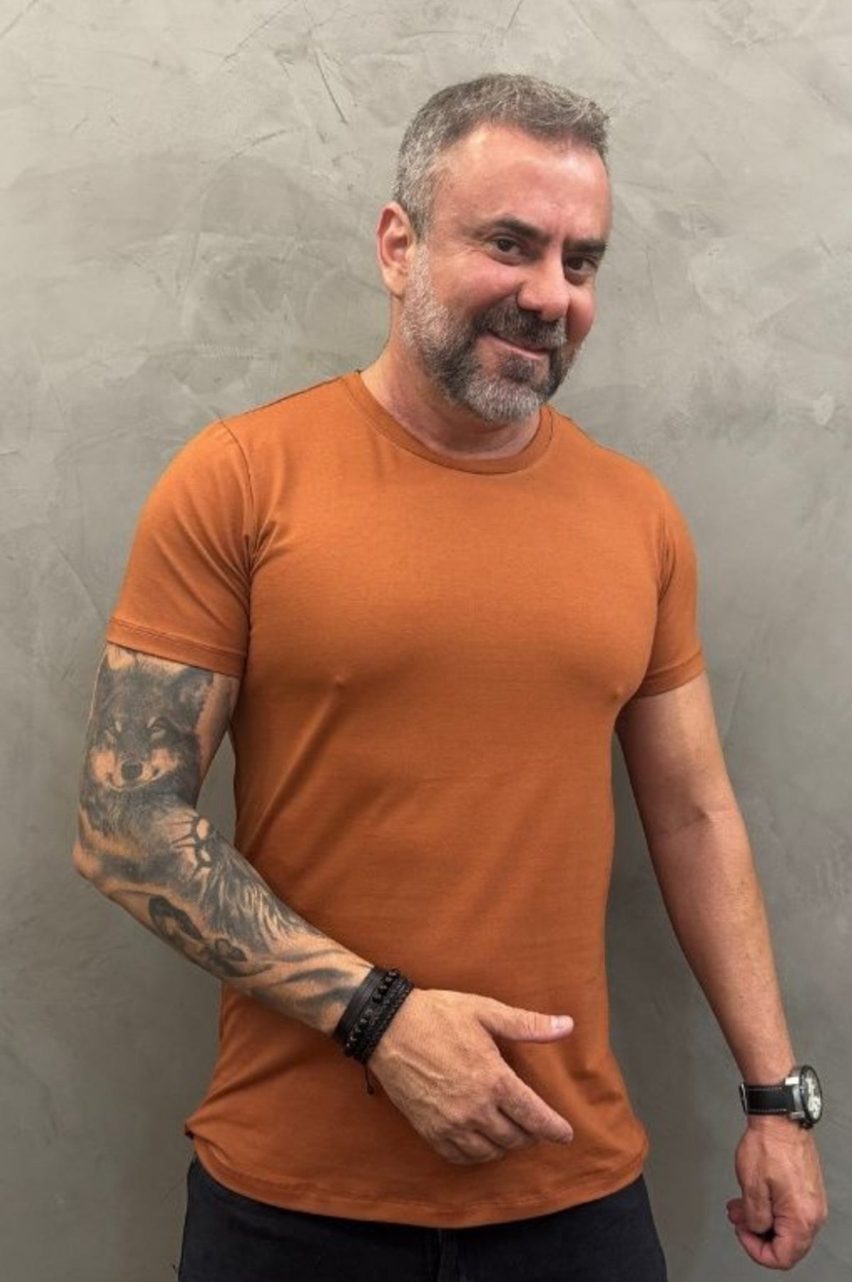 Camiseta Slim Terra Algodão Egípcio