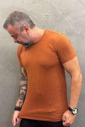 Camiseta Slim Terra Algodão Egípcio