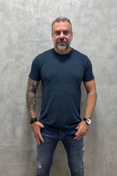 Camiseta Slim levinha Premium gramatura 190 Marinho