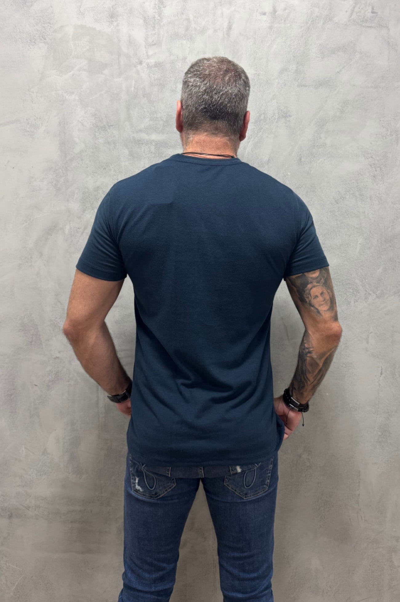 Kit 3 Camisetas Levinha Premium Azul Marinho Gramatura 190