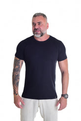 Camiseta Slim levinha Premium gramatura 190 Preta