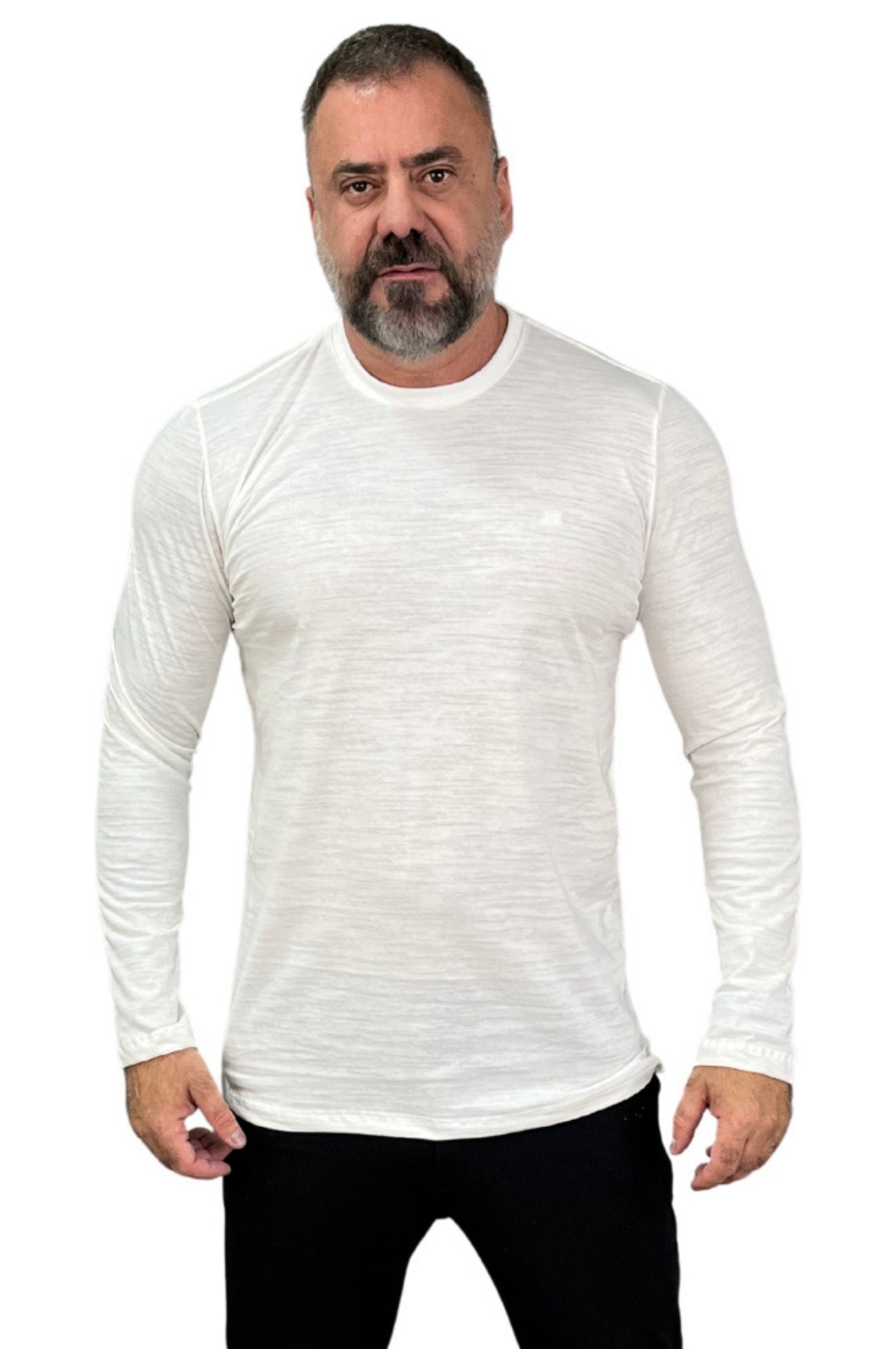 Camiseta Manga Longa Flame Branca