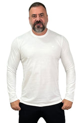 Camisa Slim ML M. Premium Acetinado Branco