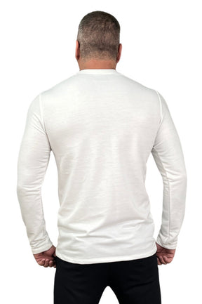 Camisa Slim ML M. Premium Acetinado Branco